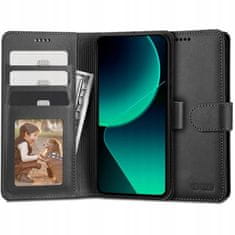 Tech-protect Wallet preklopna maska za Xiaomi 13T / 13T Pro, crno