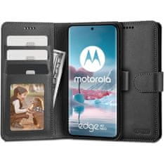 Tech-protect Wallet preklopna maska za Motorola Edge 40 Neo, crno