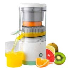 Netscroll Prijenosni sokovnik i cjedilo za citruse i voće, USB punjenje, brzo cijeđenje, lako čišćenje, 400 ml kapacitet, ProJuicer