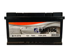 Bxtreme M-75 akumulator, EFB, 75 Ah, D+, 730 A(EN), 310 x 175 x 175 mm