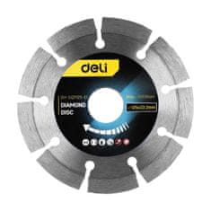 Deli Tools Dijamantna ploča za rezanje segmenata 125×22,2 mm