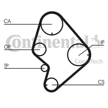 Contitech ZUBATI REMEN TOYOTA 2.4D