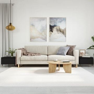 Vidaxl Klub stolići, set od 2, crni, 50x46x35 cm