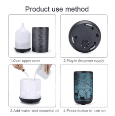 BOT aroma difuzor SDM1 šumski motiv - crni 300ml