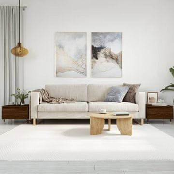 Vidaxl Klub stolići, set od 2, smeđi hrast, 50x46x35 cm