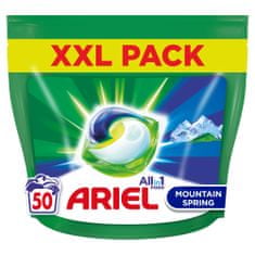 Ariel Mountain Spring kapsule za pranje, 50 kapsula