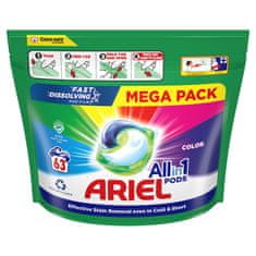 Ariel All-in-1 kapsule u boji, 63 komada