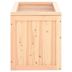 Vidaxl Kavez za hrčka 60x35,5x42 cm Masivno drvo jele