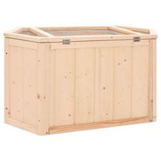 Vidaxl Kavez za hrčke 80x40x43 cm puno drvo jele