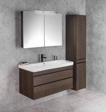 SAPHO Set Kupaonskih Namještaja SITIA 105, Rustikalni Bor, Zatvaranje Bez Buke