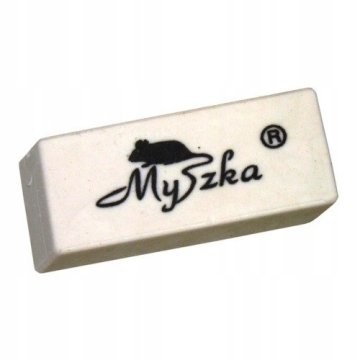 BTS Gumka do mazania myszka biała