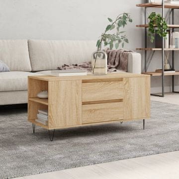 Vidaxl Klub stolić, Sonoma hrast, 102x44,5x50 cm