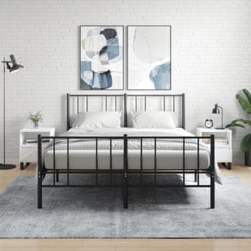 Vidaxl Noćni ormarići, set od 2, bijeli, 40x35x50 cm