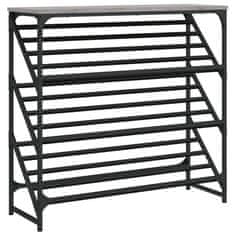 Vidaxl Stalak za cipele boja hrasta 90x30x85 cm konstruirano drvo