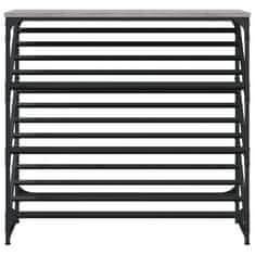 Vidaxl Stalak za cipele boja hrasta 90x30x85 cm konstruirano drvo