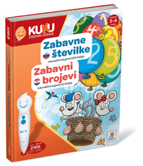 KUKU Kuku interaktivna knjiga, zabavni brojevi (bez olovke)