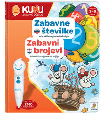 KUKU Kuku interaktivna knjiga, zabavni brojevi (bez olovke)