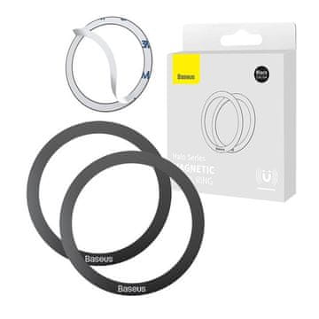 BASEUS Baseus Halo magnetski prsten za telefone, , MagSafe (crni)