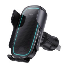 BASEUS Bežični auto-držač za punjenje Baseus MilkyWay Pro 15W (crni)