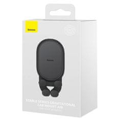 BASEUS Baseus Stable Gravitational Automobilski Držač za Telefon s Ventilacijskom Rešetkom (crni)