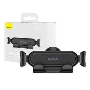 BASEUS Baseus gravitacijski držač za automobilski telefon Lite s ventilacijskom rešetkom (crni)