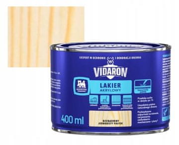 Vidaron Akrilni lak za drvo, prozirni sjaj, 0,4l