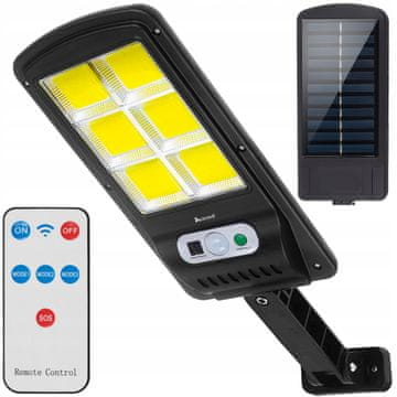 Malatec Solar 120 LED COB cestovna svjetiljka sa PIR senzorom pokreta + daljinski upravljač