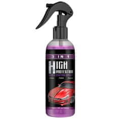 Netscroll 3u1 zaštitni sprej za auto, zaštitni premaz za automobil, čišćenje bez vode, poliranje i premaz protiv ogrebotina, visok sjaj i dugotrajna zaštita, NanoSpray