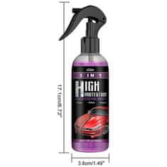 Netscroll 3u1 zaštitni sprej za auto, zaštitni premaz za automobil, čišćenje bez vode, poliranje i premaz protiv ogrebotina, visok sjaj i dugotrajna zaštita, NanoSpray