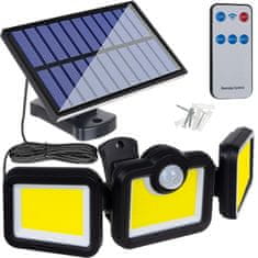 Malatec LED 171 COB solarna svjetiljka sa senzorom pokreta 2400mah IP65