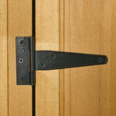 Homestar Vrtni ormar 77x54.2x179 cm žuti za pohranu