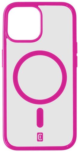 cellularline stražnja zaštitna maskica Pop Mag stražnja maskica ​​s Magsafe podrškom za Apple iPhone 15, prozirna / roza POPMAGIPH15F