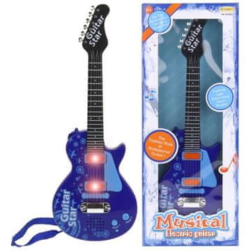 Nobo Kids ELEKTRIČNA GITARA ZA DJECU, ROCK, GLAZBENI INSTRUMENT SA 6 METALNIH ŽICA