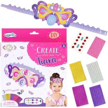 Nobo Kids KREATIVNI SET ZA REZANJE OD PJENE, MOZAIK S BROJEVIMA, KRUNA I TIJARA