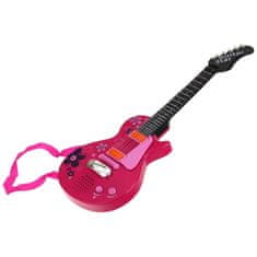 Nobo Kids Električna gitara za djecu, rock metal žice, roza