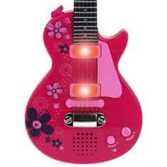 Nobo Kids Električna gitara za djecu, rock metal žice, roza