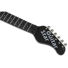 Nobo Kids Električna gitara za djecu, rock metal žice, roza