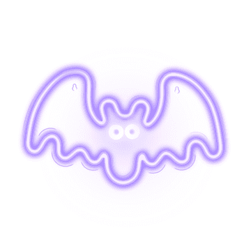 Neolia Neon LED svjetlo zidno - šišmiš