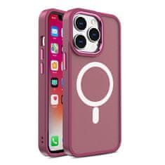 MG Color Matte MagSafe maska za iPhone 14, bordo