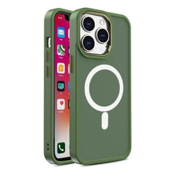 MG Color Matte MagSafe maska za iPhone 14, zeleno