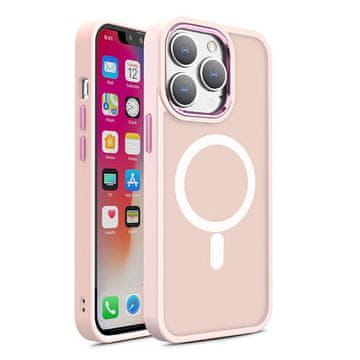 MG Color Matte MagSafe maska za iPhone 15, ružičasta
