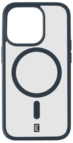 cellularline zaštitna stražnja maskica ​​Pop Mag stražnja maskica ​​s Magsafe podrškom za Apple iPhone 15 Pro, prozirna / plava POPMAGIPH15PROB