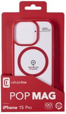 CellularLine MagPure stražnja maskica ​​s podrškom za Magsafe za Apple iPhone 15 Pro, prozirna (POPMAGIPH15PROR)