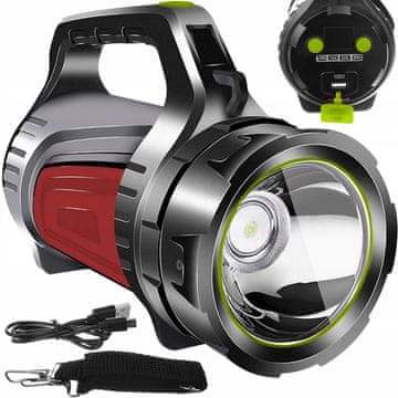 Malatec Punjiva LED svjetiljka + USB power bank 1200lm