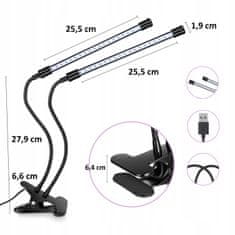 Malatec 40 LED UV svjetiljki za rast biljaka 20W