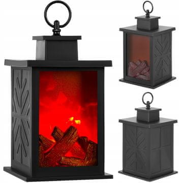 Malatec Dekorativna LED lampa za kamin 28cm