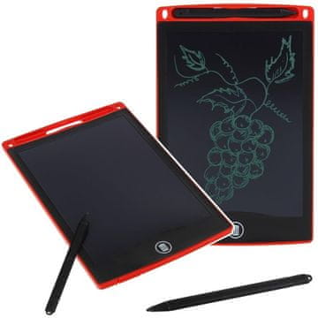 Nobo Kids Grafički tablet za crtanje i pisanje za djecu 8,5" + olovka - crvena