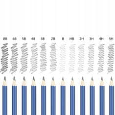 Kruzzel Set umjetničkih olovki i bojica od 72 dijela za skiciranje i crtanje