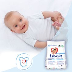 Lovela Baby prašak za rublje, 1,3 kg/13 pranje, bijelo rublje
