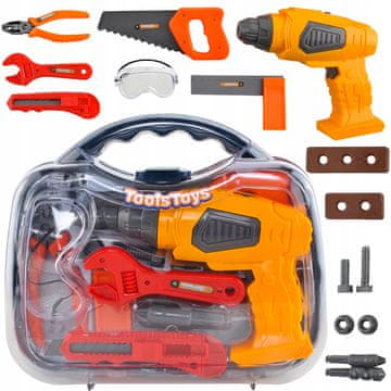 Kruzzel Set akumulatorskih bušilica + alat u koferu